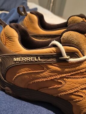 Merrell Tan and Dark Brown Leather Trail Shoes